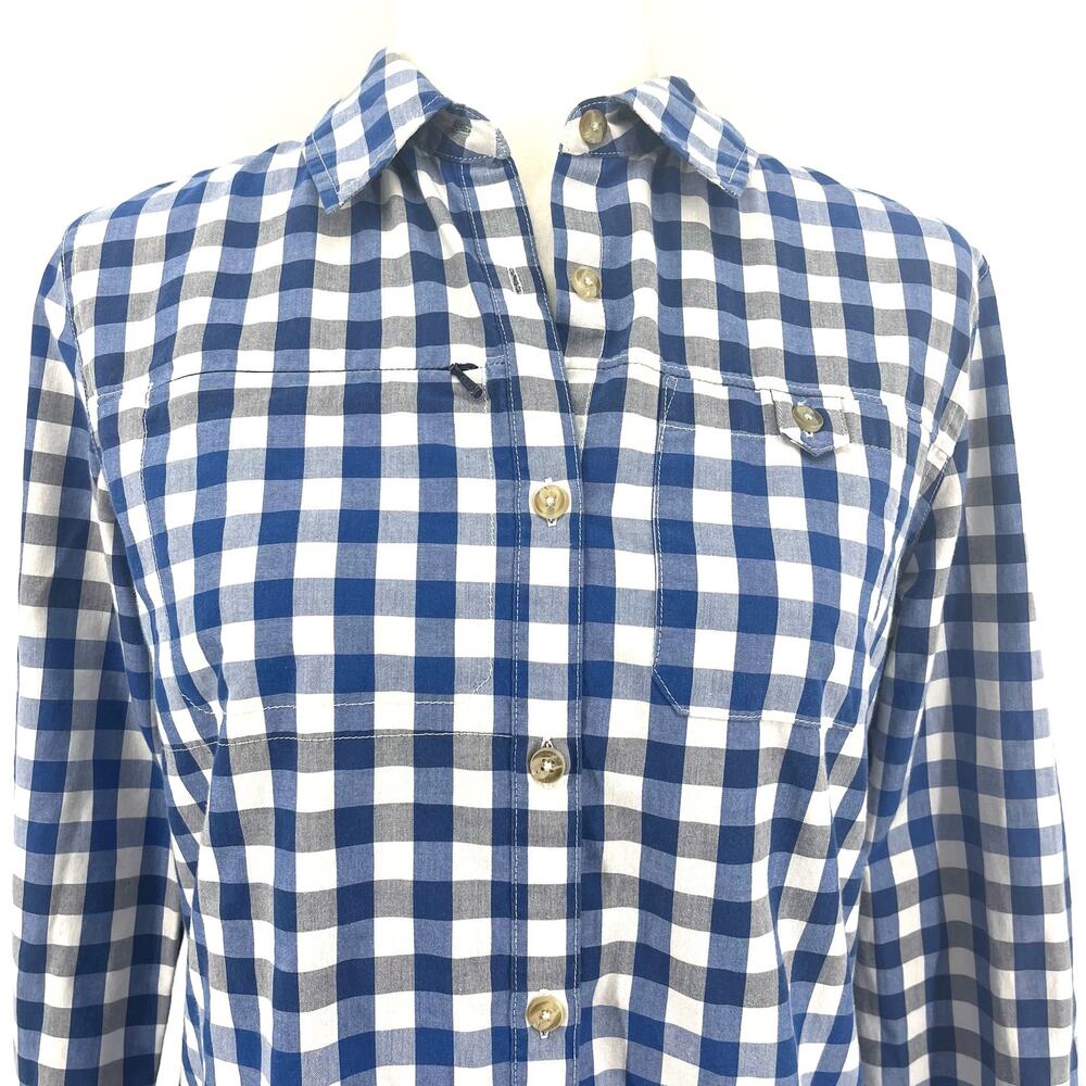 Patagonia Common Threads Button Down Blue Check C… - image 2